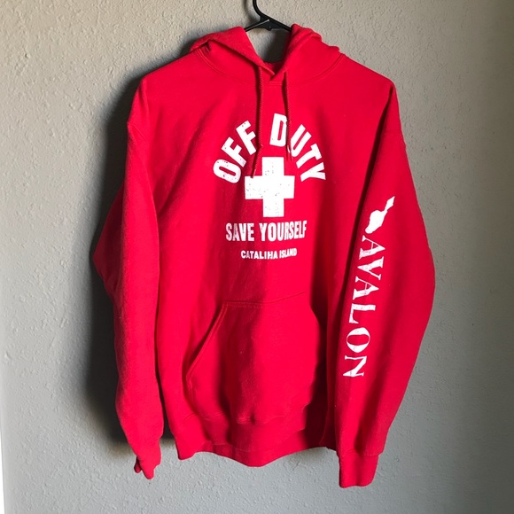 off duty save yourself hoodie